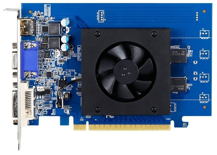 GIGABYTE GeForce GT 710 954Mhz PCI-E 2.0 1024Mb 5010Mhz 64 bit DVI HDMI HDCP