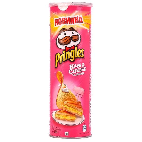 Чипсы Pringles картофельные Ham & Cheese