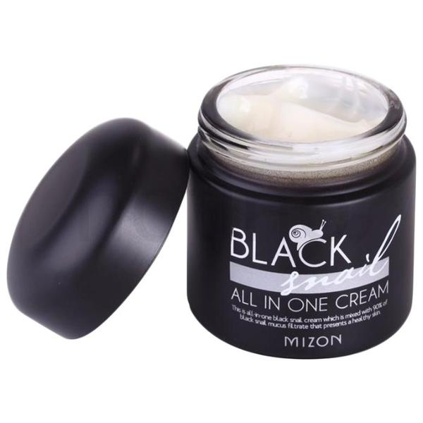 Mizon Black Snail All in one Cream Крем для лица с экстрактом черной улитки