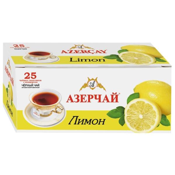 Чай черный Azercay Лимон в пакетиках