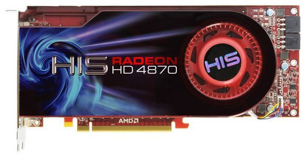 HIS Radeon HD 4870 780Mhz PCI-E 2.0 1024Mb 4000Mhz 256 bit 2xDVI HDMI HDCP