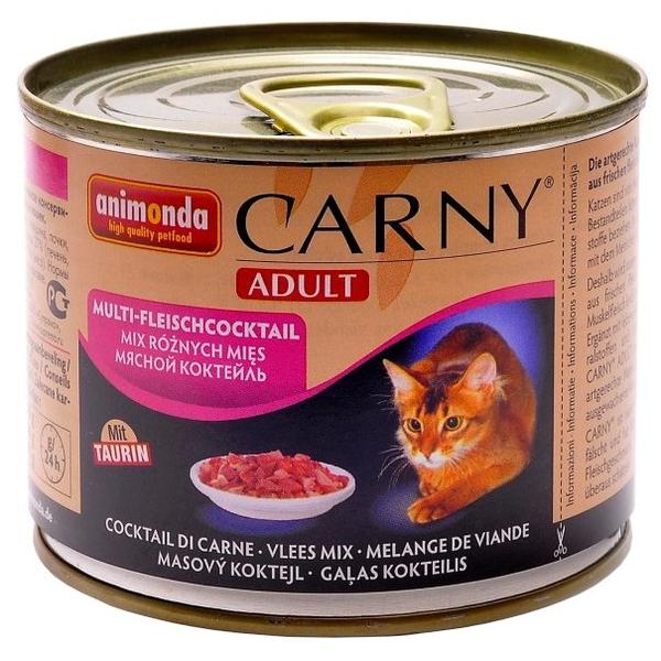 Корм для кошек Animonda Carny беззерновой, мясное ассорти (паштет)
