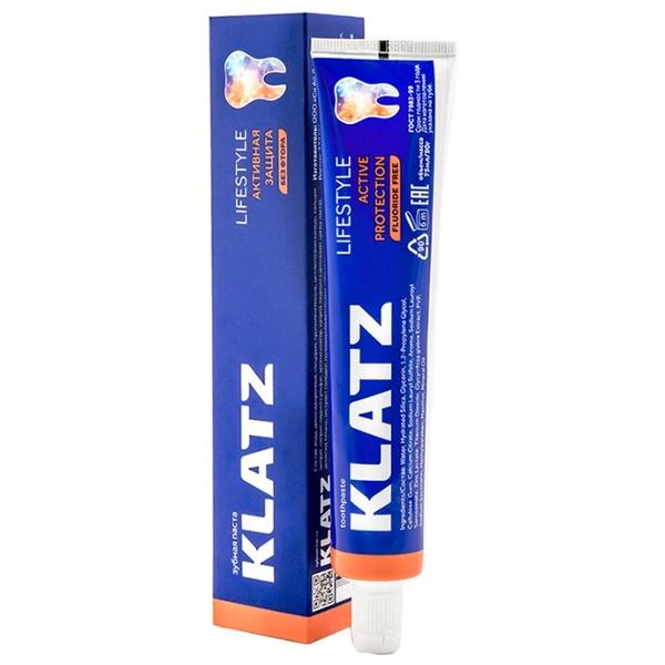 Зубная паста Klatz Lifestyle Активная защита без фтора