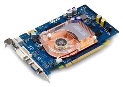 ASUS GeForce 6600 GT 550Mhz PCI-E 128Mb 1100Mhz 128 bit DVI TV