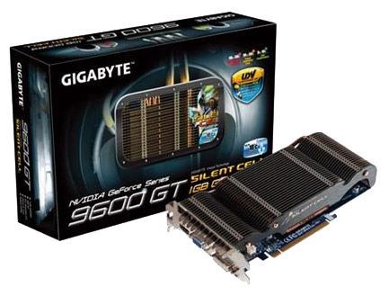 GIGABYTE GeForce 9600 GT 650Mhz PCI-E 2.0 1024Mb 1800Mhz 256 bit DVI HDMI HDCP Silent