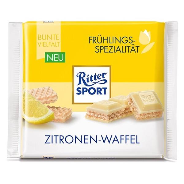 Шоколад Ritter Sport "Вафля с лимоном" белый