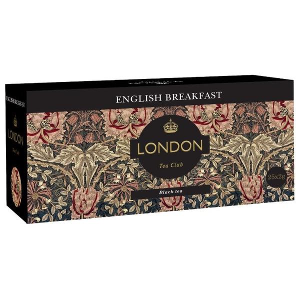 Чай черный London tea club English breakfast в пакетиках