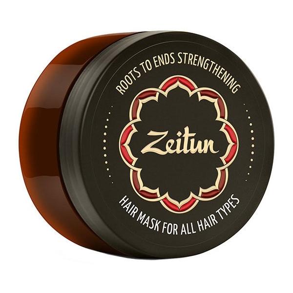 Zeitun Маска для волос "Укрепление по всей длине" с маслом усьмы, жожоба и целебными травами