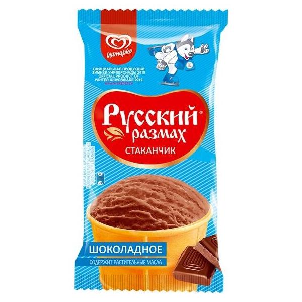 Мороженое Инмарко молочное Русский размах шоколадное, 60 г