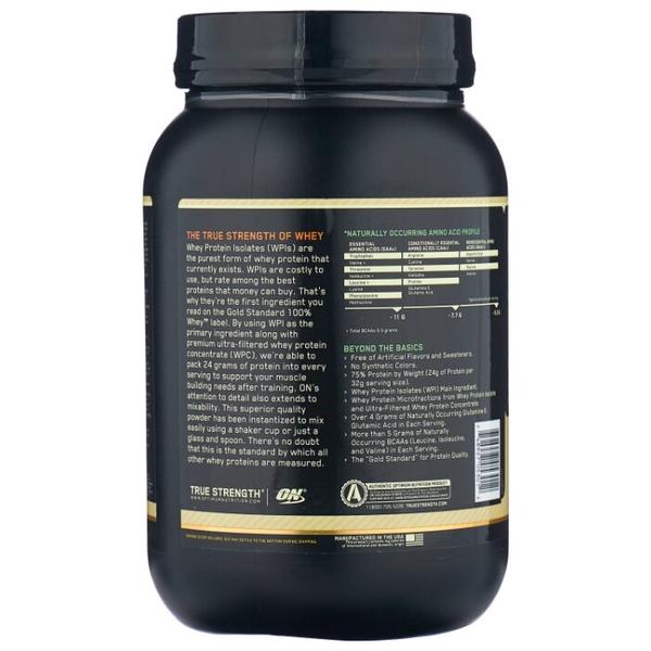 Протеин Optimum Nutrition 100% Whey Gold Standard Naturally Flavored (864-909 г)