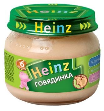 Heinz Говядинка (с 6 месяцев) 80 г