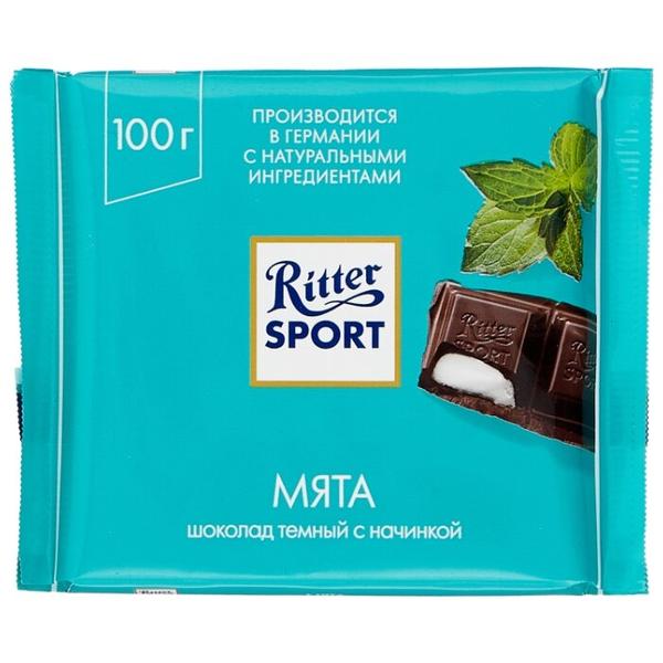 Шоколад Ritter Sport "Мята" темный