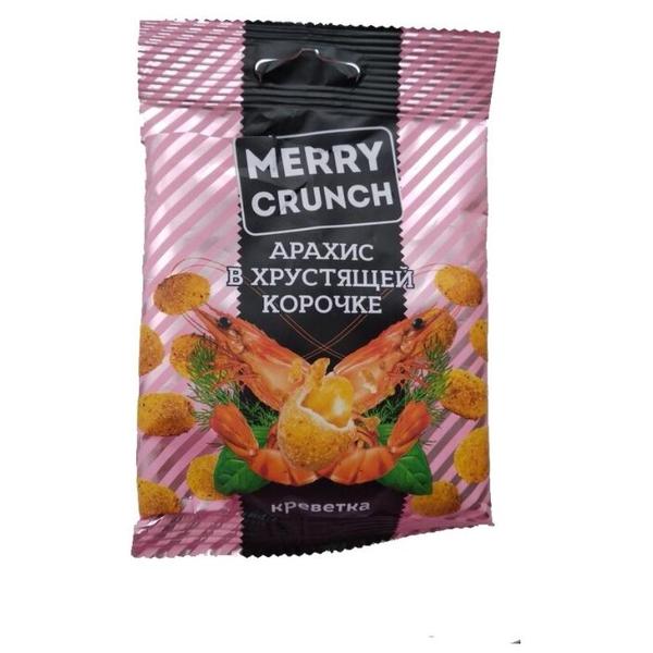Арахис Merry Crunch в хрустящей корочке со вкусом креветки флоу-пак 40 г
