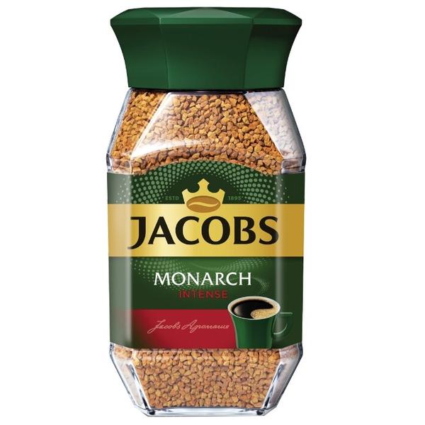 Кофе растворимый Jacobs Monarch Intense, стеклянная банка