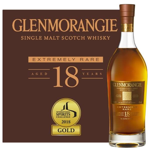 Виски Glenmorangie 18 лет 0,7 л, подарочная упаковка