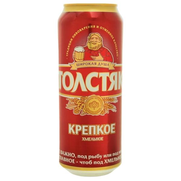Пиво светлое Толстяк Крепкое Хмельное 0.45 л