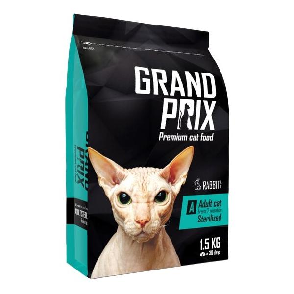 Корм для кошек GRAND PRIX Sterilized с кроликом