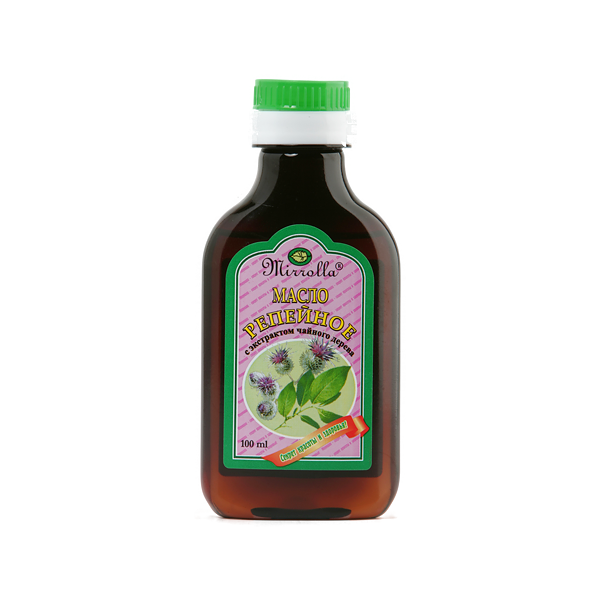 Mirrolla Репейное масло с маслом чайного дерева