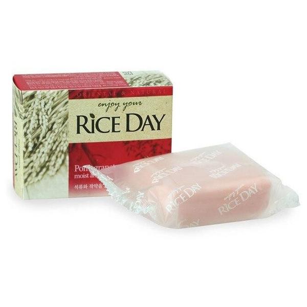 Мыло кусковое CJ Lion Rice Day Экстракт граната и пиона