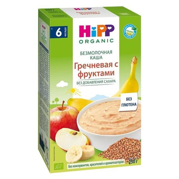 Каша HiPP безмолочная гречневая с фруктами (с 6 месяцев) 250 г