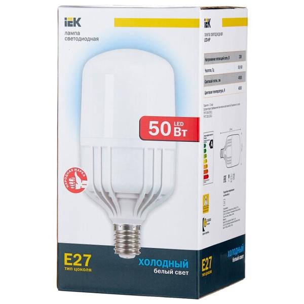 Лампа светодиодная IEK LLE-230-40, E27, HP, 50Вт