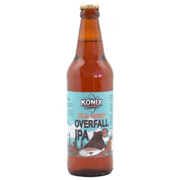 Пиво светлое Konix Overfall 0,5 л