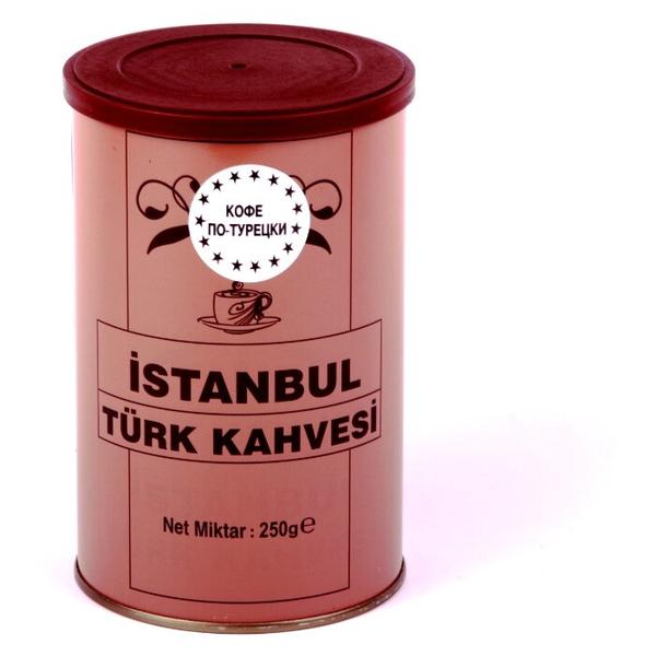 Кофе молотый İstanbul Türk Kahvesi по турецки, жестяная банка