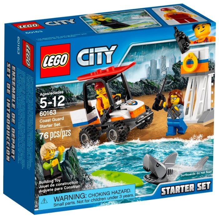 LEGO City 60163 Набор для начинающих береговых охранников