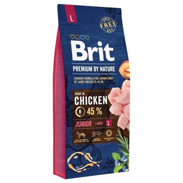 Корм для щенков Brit Premium курица (для крупных пород)
