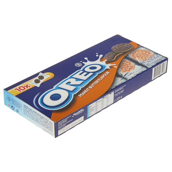 Печенье Oreo Peanut Butter Flavour в коробке, 220 г