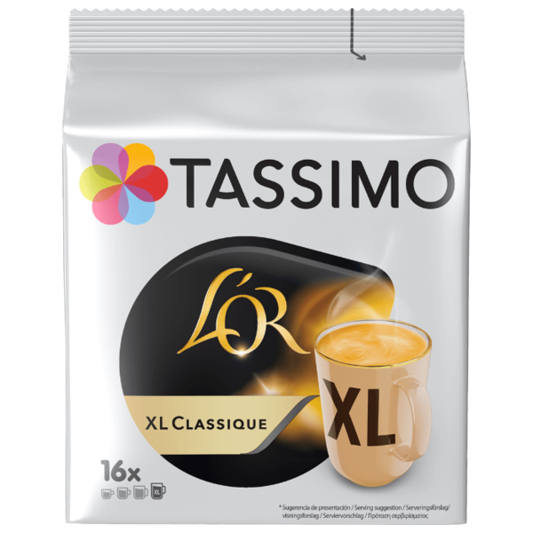 Кофе в капсулах Tassimo L’or Xl Classique (16 капс.)