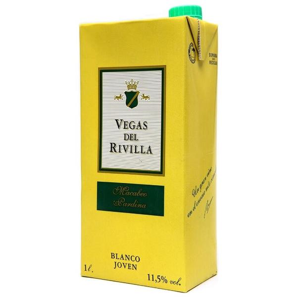 Вино Vegas del Rivilla Blanco 1 л