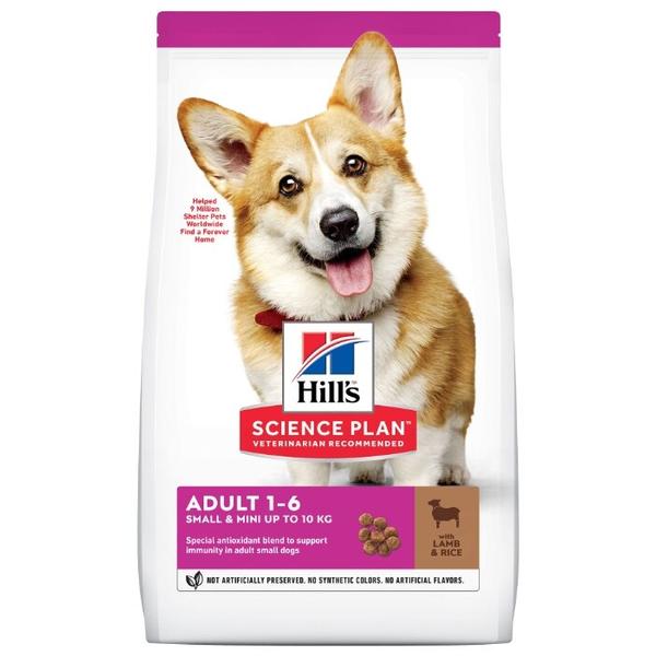 Корм для собак Hill's Science Plan для здоровья кожи и шерсти, ягненок (для мелких пород)