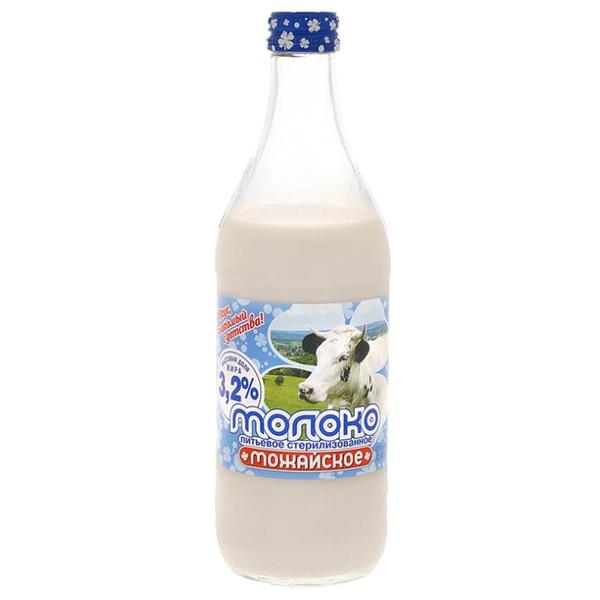 Молоко Можайское стерилизованное 3.2%, 0.45 л