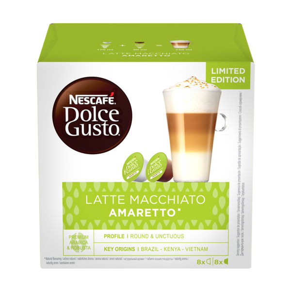 Кофе в капсулах Nescafe Dolce Gusto Latte Macchiato Amaretto 8 порций (16 капс.)