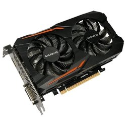 GIGABYTE GeForce GTX 1050 Ti 1316Mhz PCI-E 3.0 4096Mb 7008Mhz 128 bit DVI HDMI HDCP OC RTL