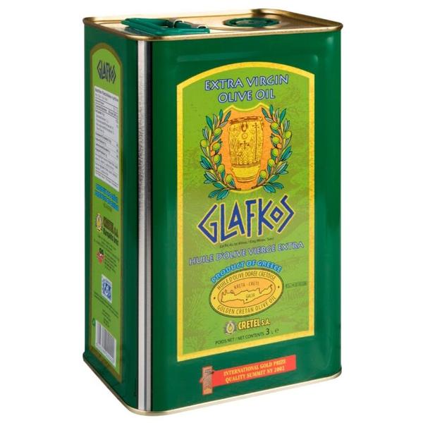 Glafkos Масло оливковое, жестяная банка