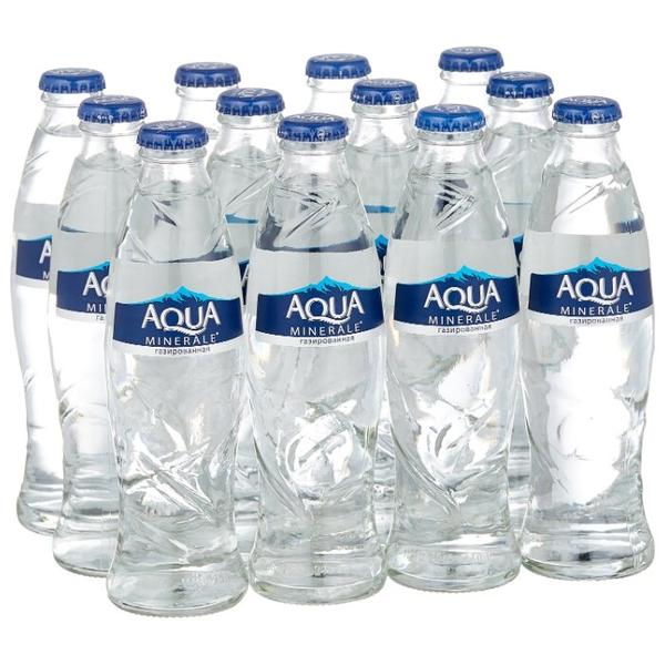 Вода питьевая Aqua Minerale газированная, стекло