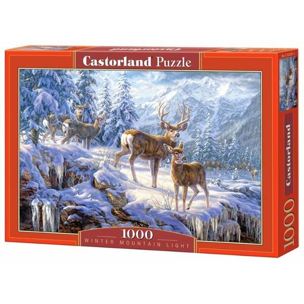Пазл Castorland Winter mountain light (C-102501), 1000 дет.