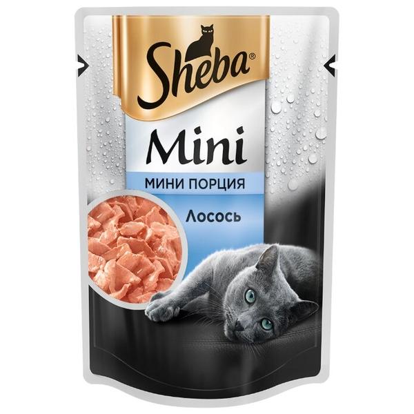 Корм для кошек Sheba Mini с лососем 50 г (мини-филе)