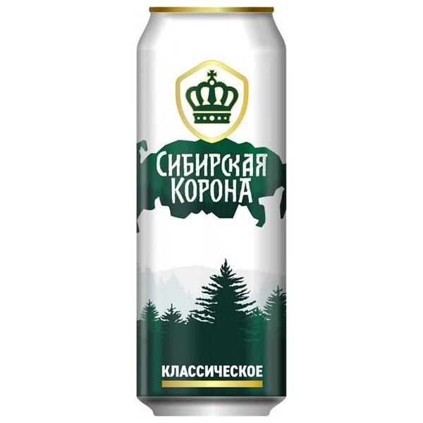 Пиво светлое Сибирская корона Классическое 0.45 л