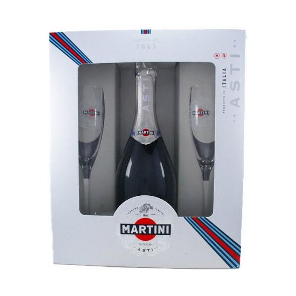 Игристое вино Asti Martini , 2 glasses pack 0,75 л