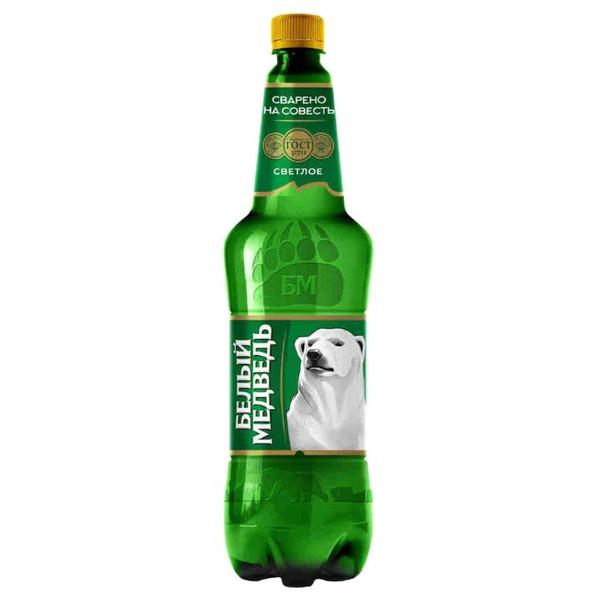 Пиво светлое Белый медведь 1.32 л