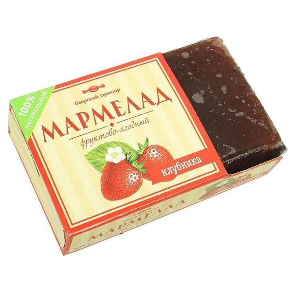 Мармелад Озерский сувенир фруктово-ягодный Клубника 320 г