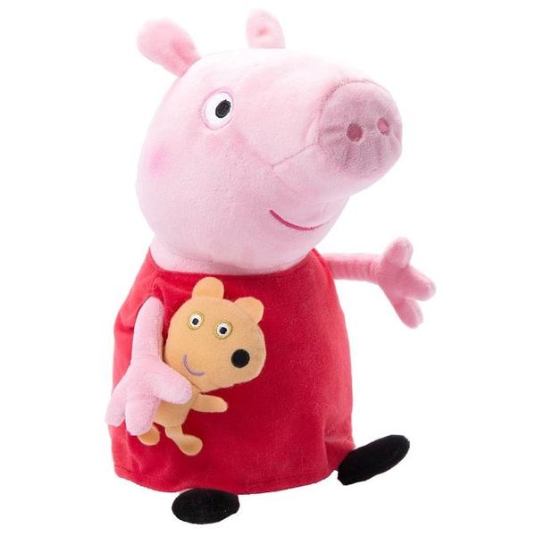 Мягкая игрушка РОСМЭН Peppa pig Пеппа с игрушкой 40 см