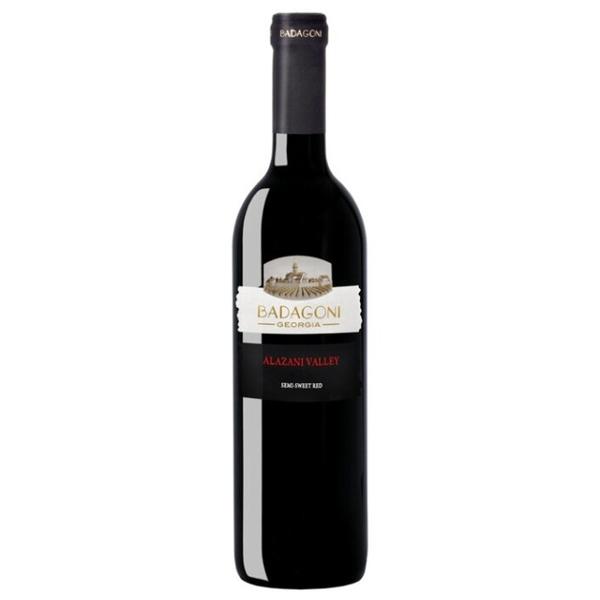Вино Badagoni, Alazani Valley Semi-Sweet Red, 0.75 л