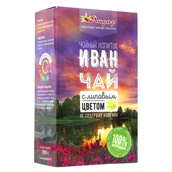 Чайный напиток травяной Яндар Иван-чай с липовым цветом
