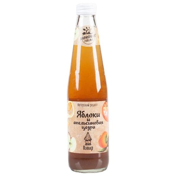 Напиток сокосодержащий Babushka's Ferma негазированный Взвар Яблоки и апельсиновая цедра