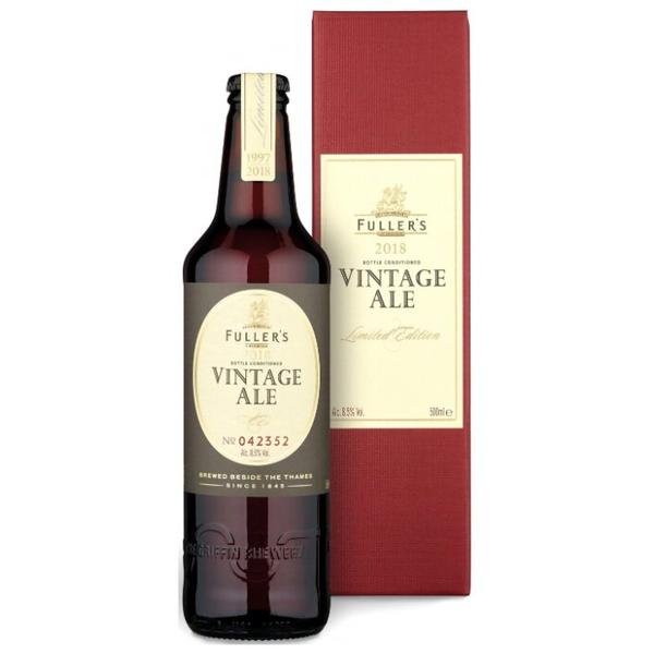 Пиво Fuller's, Vintage Ale, 2018, gift box, 0.5 л
