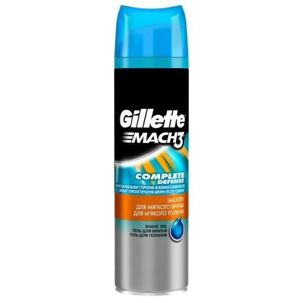 Гель для гладкого и мягкого бритья Mach3 Gillette